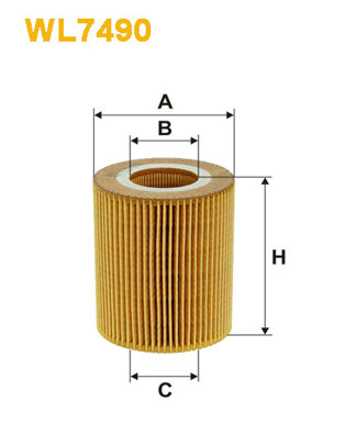 Picture of WIX FILTERS - WL7490 - Oil Filter (Lubrication)