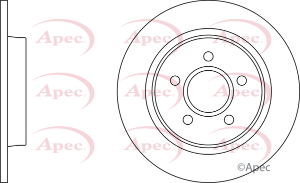 Picture of APEC - DSK2232 - Brake Disc (Braking System)