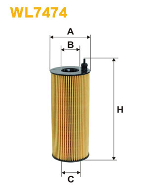 Picture of WIX FILTERS - WL7474 - Oil Filter (Lubrication)