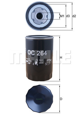 KNECHT - OC 264 - Filter za ulje (Podmazivanje)