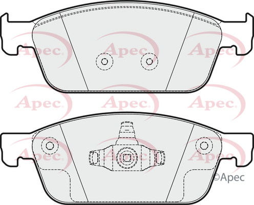 Picture of APEC - PAD1949 - Brake Pad Set, disc brake (Braking System)