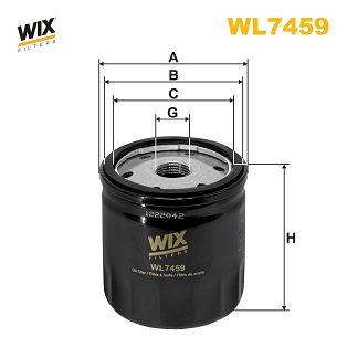 Picture of WIX FILTERS - WL7459 - Oil Filter (Lubrication)