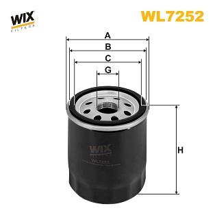 Picture of WIX FILTERS - WL7252 - Oil Filter (Lubrication)