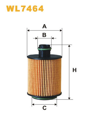 Picture of WIX FILTERS - WL7464 - Oil Filter (Lubrication)