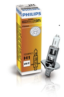 Picture of Philips H1 12V 55W +30% Vision Halogen Bulb