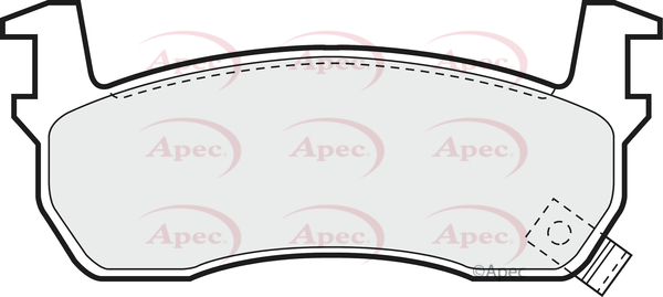 APEC - PAD509 - Brake Pad Set, disc brake (Braking System). Irish Auto ...