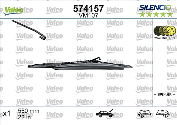 Picture of VALEO - 574157 - Wiper Blade (Window Cleaning)