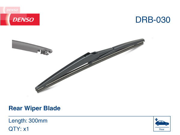 Picture of DENSO - DRB-030 - Wiper Blade (Window Cleaning)