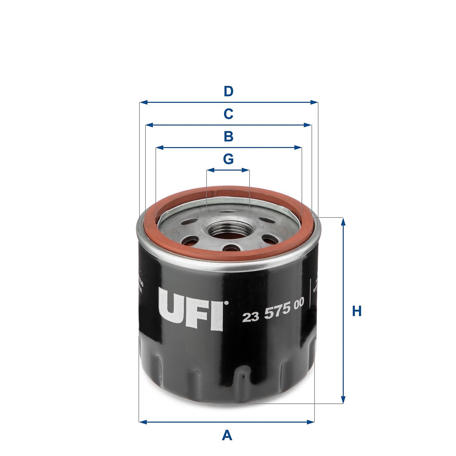 Picture of UFI - 23.575.00 - Oil Filter (Lubrication)