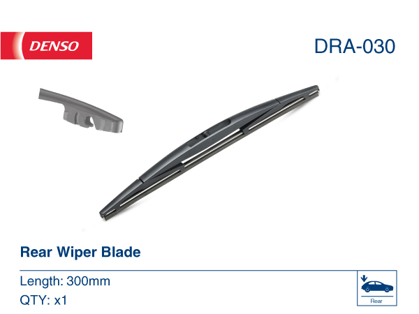 Picture of DENSO - DRA-030 - Wiper Blade (Window Cleaning)