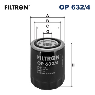 FILTRON - OP 632/4 - Filter za ulje (Podmazivanje)