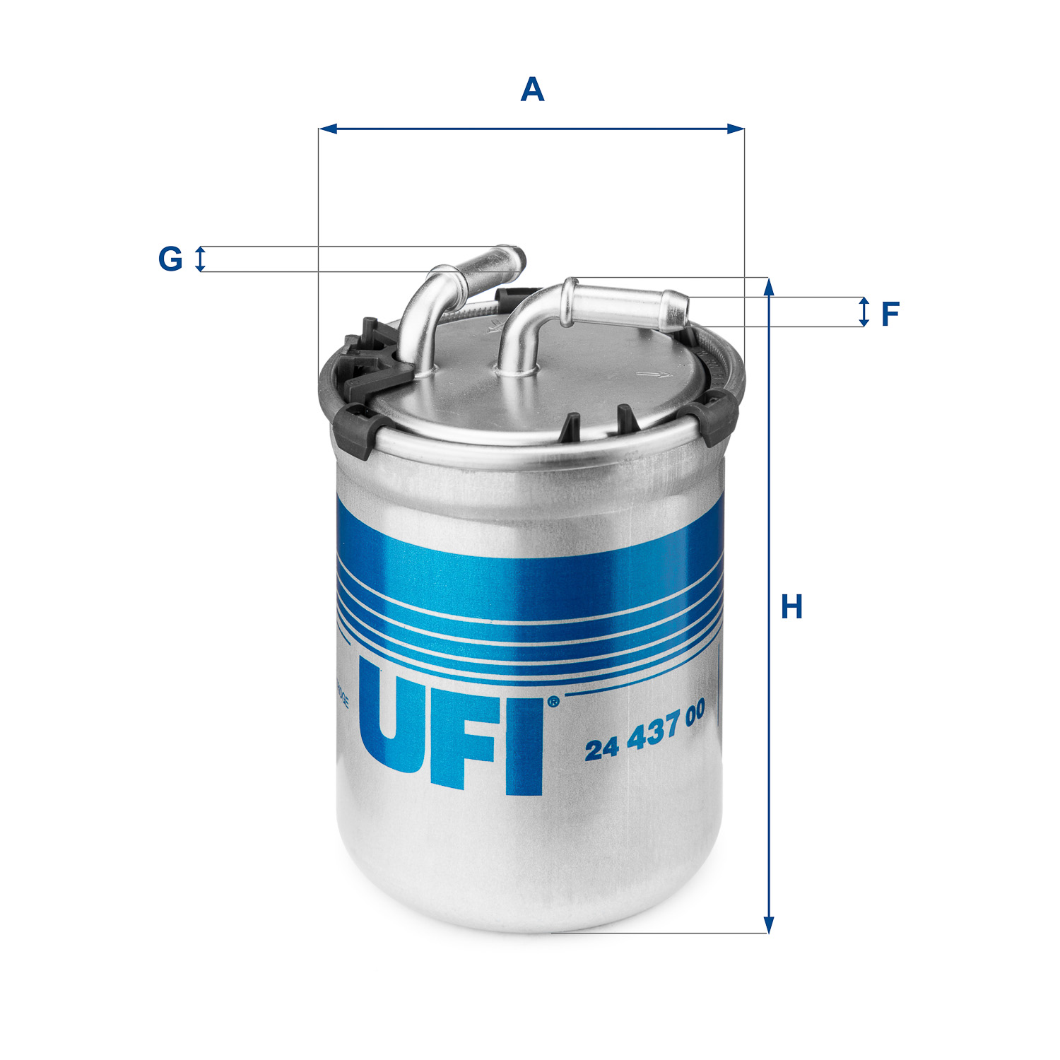 Picture of UFI - 24.437.00 - Fuel filter (Fuel Supply System)
