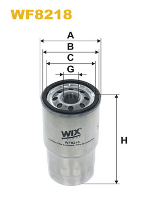 Picture of WIX FILTERS - WF8218 - Fuel filter (Fuel Supply System)