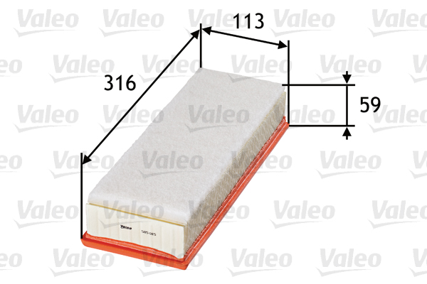 VALEO - 585015 - Filter za vazduh (Sistem za dovod vazduha)