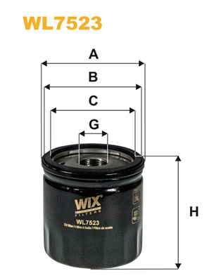 Picture of WIX FILTERS - WL7523 - Oil Filter (Lubrication)