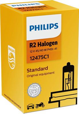 Picture of Philips R2 12V 45/40W  Vision Halogen Bulb