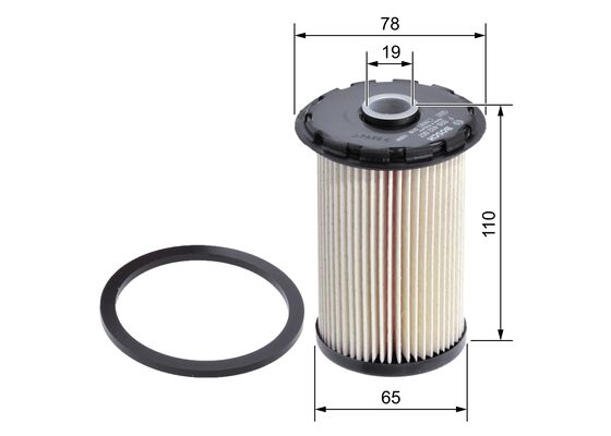 Picture of BOSCH - F 026 402 007 - Fuel filter (Fuel Supply System)