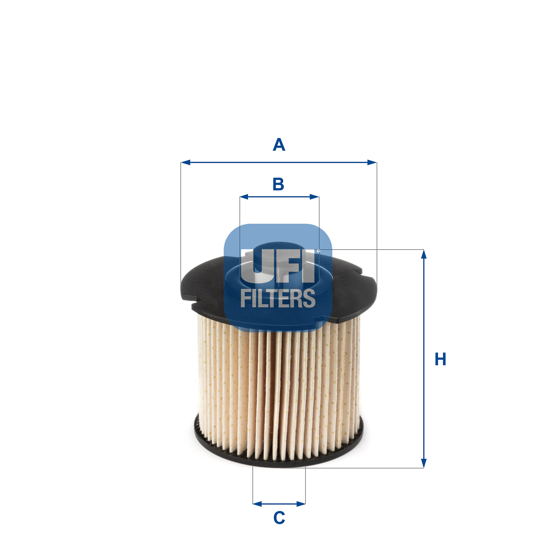 Picture of UFI - 26.104.00 - Fuel filter (Fuel Supply System)