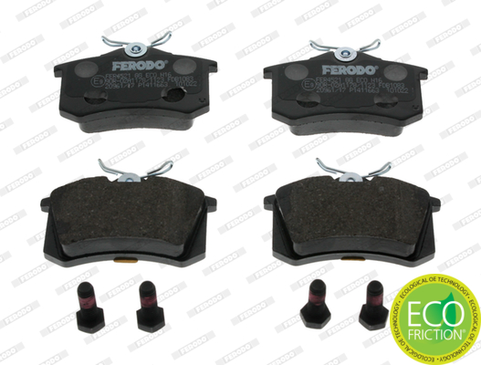Picture of FERODO - FDB1083 - Brake Pad Set, disc brake (Braking System)