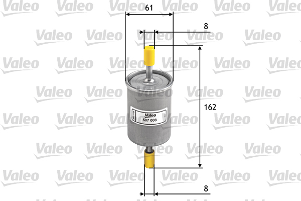 VALEO - 587008 - Filter za gorivo (Sistem za dovod goriva)