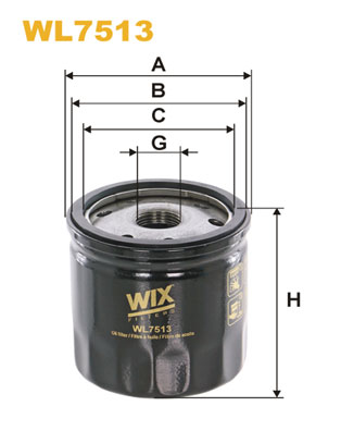 Picture of WIX FILTERS - WL7513 - Oil Filter (Lubrication)