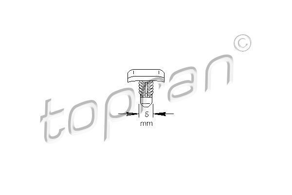 TOPRAN - 103 307 - Kopča (Standardni delovi)