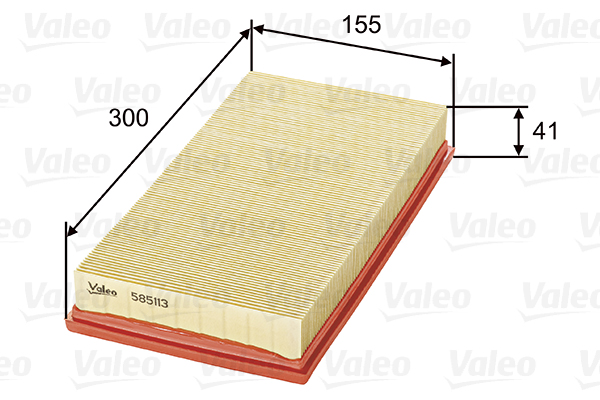 VALEO - 585113 - Filter za vazduh (Sistem za dovod vazduha)