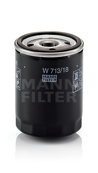 Picture of MANN-FILTER - W 713/18 - Oil Filter (Lubrication)