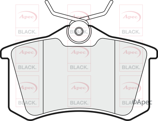 Picture of APEC - PAD1020B - Brake Pad Set, disc brake (Braking System)