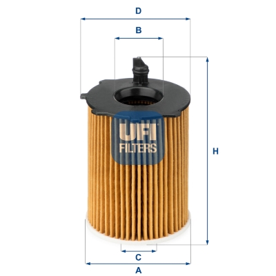 Picture of UFI - 25.037.00 - Oil Filter (Lubrication)