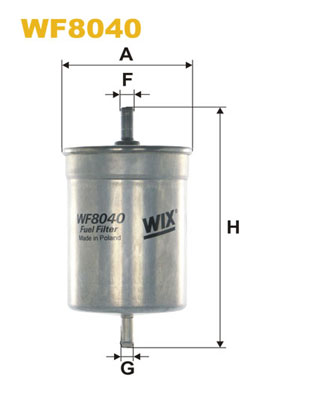 Picture of WIX FILTERS - WF8040 - Fuel filter (Fuel Supply System)