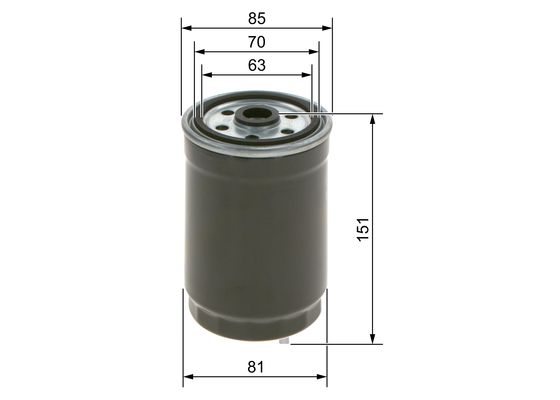 Picture of BOSCH - 1 457 434 329 - Fuel filter (Fuel Supply System)