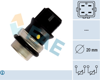 Picture of FAE - 33640 - Sensor, coolant temperature (Cooling System)
