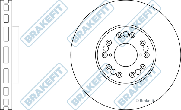 Picture of APEC - SDK6184 - Brake Disc (Braking System)