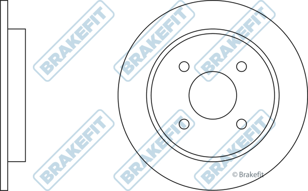 Picture of APEC - SDK6086 - Brake Disc (Braking System)