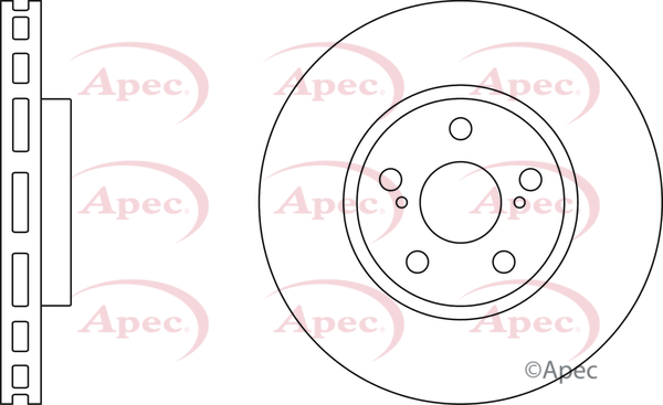 Picture of APEC - DSK2093 - Brake Disc (Braking System)