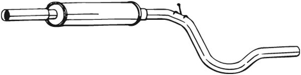 Picture of BOSAL - 281-233 - Middle Silencer (Exhaust System)