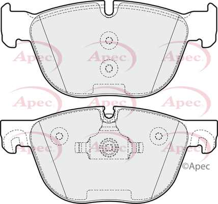 Picture of APEC - PAD1614 - Brake Pad Set, disc brake (Braking System)