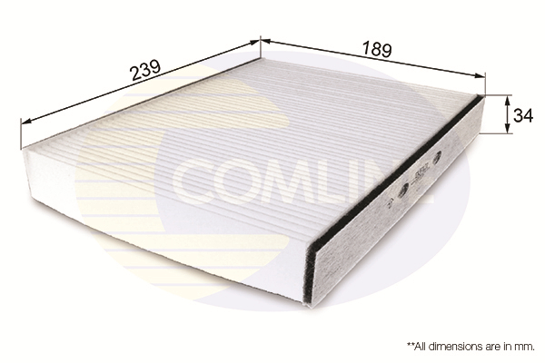 COMLINE - EKF121 - Filter, vazduh unutrašnjeg prostora (Grejanje/ventilacija)