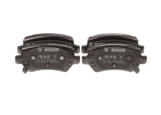 Picture of BOSCH - 0 986 494 954 - Brake Pad Set, disc brake (Braking System)