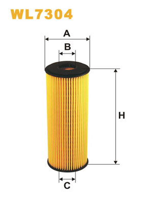 Picture of WIX FILTERS - WL7304 - Oil Filter (Lubrication)