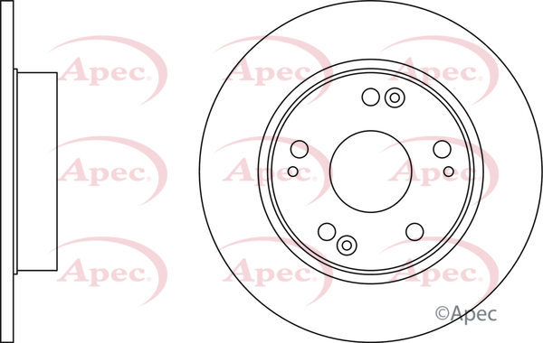 Picture of APEC - DSK2547 - Brake Disc (Braking System)