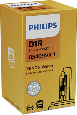 Picture of Philips D1R 85V 35W Vision Xenon Headlight Bulb