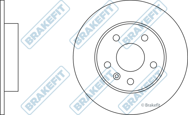Picture of APEC - SDK6077 - Brake Disc (Braking System)