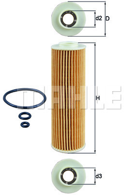 KNECHT - OX 183/5D1 - Filter za ulje (Podmazivanje)