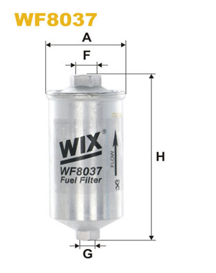 Picture of WIX FILTERS - WF8037 - Fuel filter (Fuel Supply System)