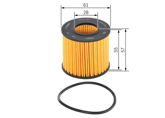 Picture of BOSCH - F 026 407 092 - Oil Filter (Lubrication)