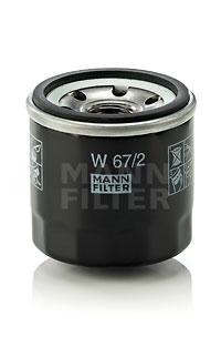 Picture of MANN-FILTER - W 67/2 - Oil Filter (Lubrication)