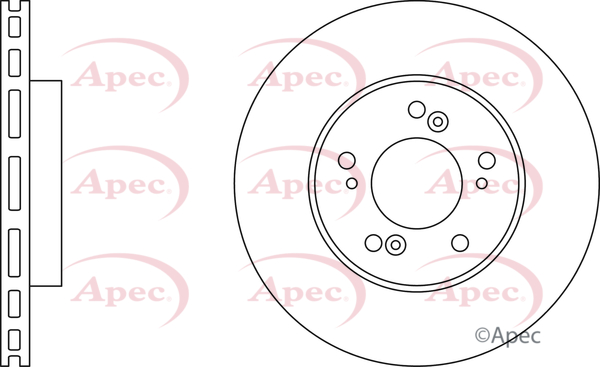 Picture of APEC - DSK2204 - Brake Disc (Braking System)