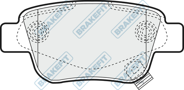 Picture of APEC - PD3080 - Brake Pad Set, disc brake (Braking System)